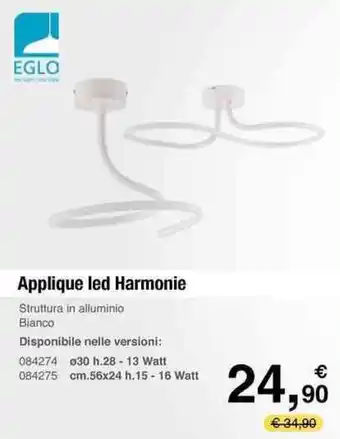 Eglo Applique led Harmonie