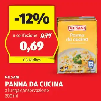 ALDI Milsani panna da cucina offerta