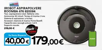 Ipercoop iRobot Aspirapolvere Roomba 676 820084 offerta