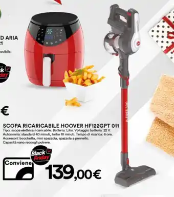 Ipercoop Hoover Scopa Ricaricabile HF122GPT 011 offerta