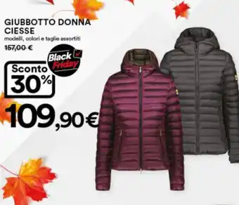 Ipercoop Giubbotto Donna Ciesse offerta