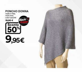 Ipercoop Poncho Donna offerta