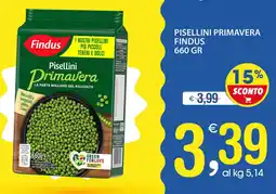 Qui Discount Pisellini primavera FINDUS offerta