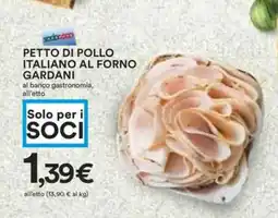 Coop Petto di pollo italiano al forno gardani offerta