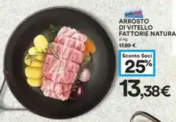 Coop Arrosto di vitello fattorie natura offerta