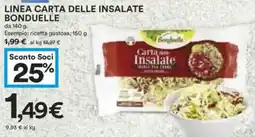 Coop Linea carta delle insalate BONDUELLE offerta
