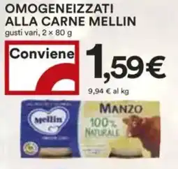 Coop Omogeneizzati alla carne MELLIN offerta