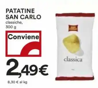 Coop PATATINE SAN CARLO classiche offerta