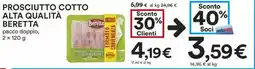 Coop Prosciutto cotto alta qualità BERETTA offerta