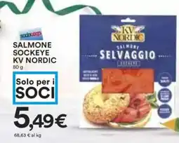Coop Salmone sockeye KV NORDIC offerta