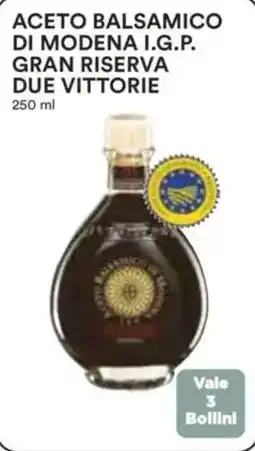 Coop Aceto balsamico di modena i.g.p. gran riserva DUE VITTORIE offerta