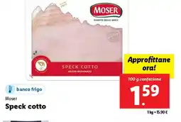 Lidl Moser Speck cotto offerta