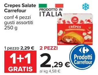 Carrefour Crepes salate CARREFOUR offerta