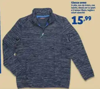 In'S Mercato Giacca uomo in pile offerta