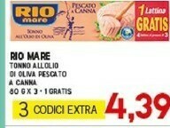 Gran Risparmio Tonno rio mare offerta