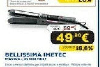Euronics Piastra per capelli offerta