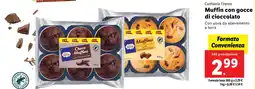 Lidl Confiserie Firenze Muffin con gocce di cioccolato offerta