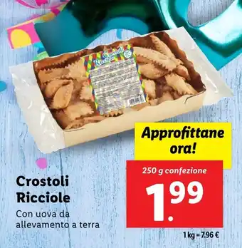 Lidl Crostoli Ricciole offerta