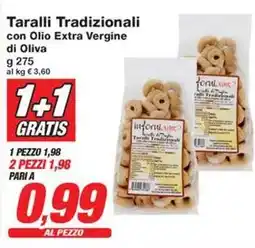 Prix Quality Taralli Tradizionali con Olio Extra Vergine di Oliva offerta