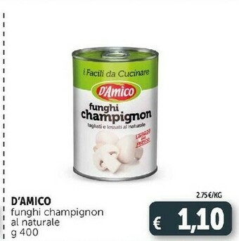 Deco Supermercati Funghi champignon al naturale offerta