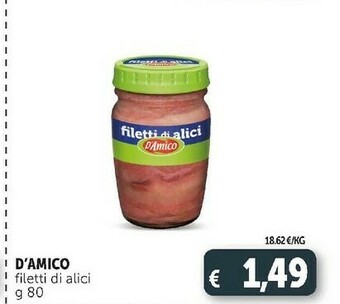Deco Supermercati Filetti di alici offerta