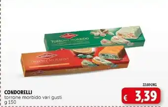 Deco Supermercati Condorelli - torrone morbido mandorle e pistacchi 150 g(ml) offerta
