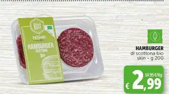 Deco Supermercati Hamburger di scottona bio offerta