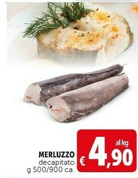 Deco Supermercati Merluzzo offerta