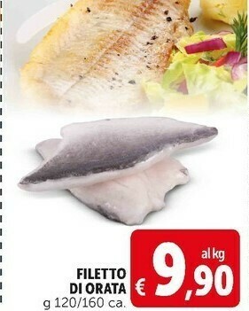 Deco Supermercati Filetto di orata offerta