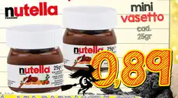 Il Genio Supermercato nutella mini vasetto cad. offerta