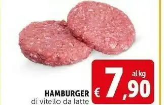 Deco Supermercati Hamburger e di vitello da latte offerta