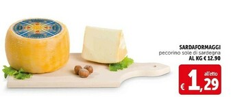 Deco Supermercati Pecorino sole di sardegna offerta