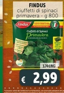 Ciuffetti di spinaci primavera