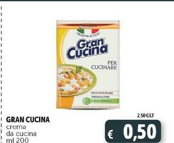 Deco Supermercati Panna offerta