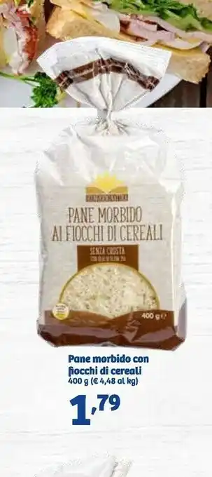 In'S Mercato Pane morbido al fiocchi di cereali offerta