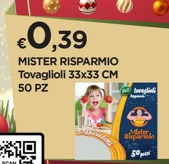 Mister Risparmio Tovaglioli offerta