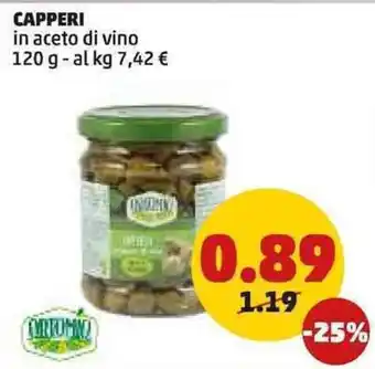 PENNY Capperi in aceto di vino offerta