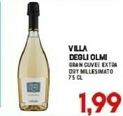 Villa degli olmi gran cuvee extra dry millesimato 750 ml