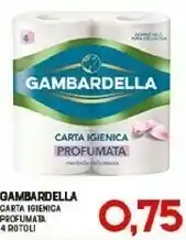 Gran Risparmio Gambardella carta igienica profumata offerta