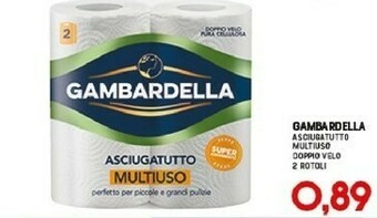 Gran Risparmio Gambardella asciugatutto multiuso doppio velo offerta
