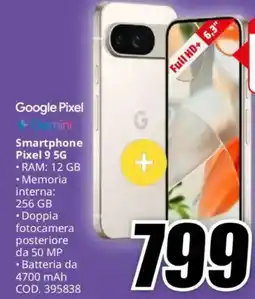 MediaWorld Google Pixel Smartphone Pixel 9 5G offerta