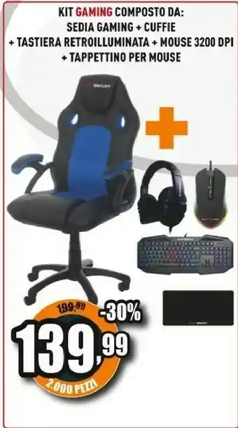 Unieuro Kit gaming offerta