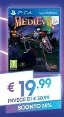 Unieuro Medievil, ps4 standard playstation 4 offerta