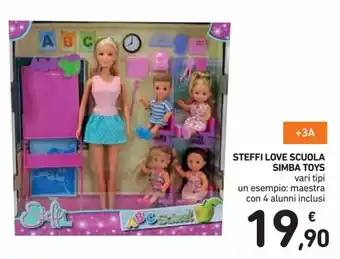 Spazio Conad Simba Toys Steffi Love Scuola offerta