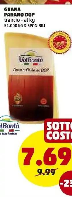 PENNY Valbontà - grana padano offerta