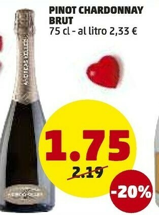PENNY Pinot chardonnay brut offerta