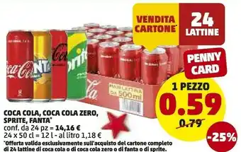 PENNY Coca cola 12000 ml offerta