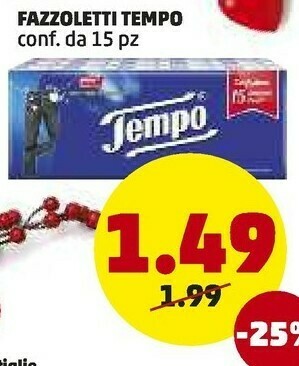 PENNY Tempo fazzoletti offerta