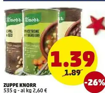 PENNY Knorr - il minestrone di 11 verdure selezionate 535 g(ml) offerta