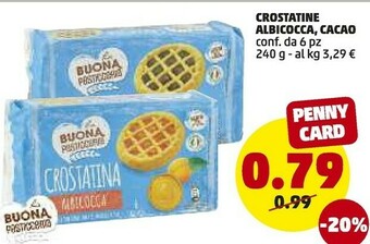 PENNY Buona pasticceria albicocca cacao offerta